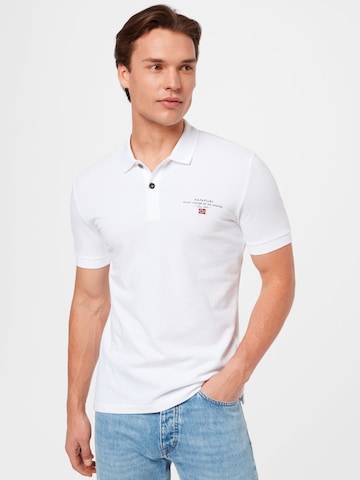 NAPAPIJRI - Camisa 'ELBAS' em branco: frente