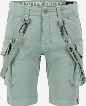 Pantaloni cargo di ALPHA INDUSTRIES in verde: frontale