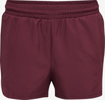 Hummel Regular Sportshorts 'Move' in Lila: predná strana