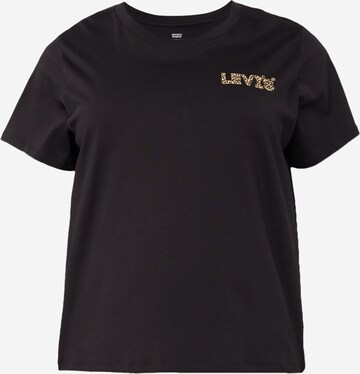 Levi's® Plus Shirt 'PL Perfect Tee' in Black: front