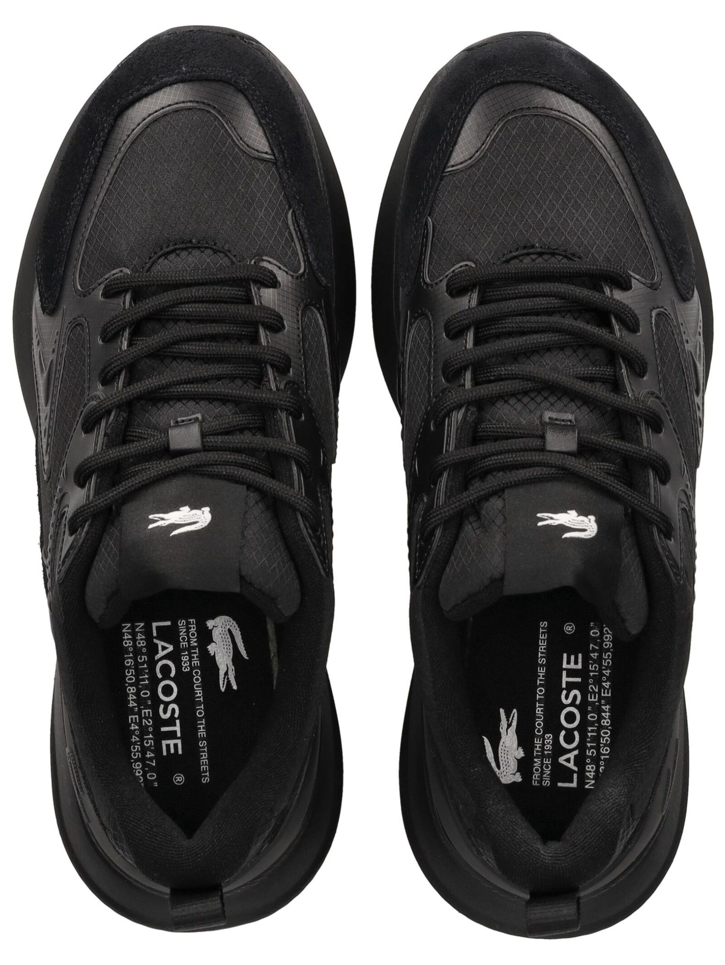 Baskets basses LACOSTE en noir