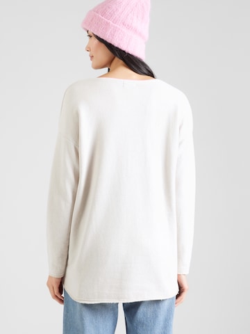 Zwillingsherz Sweatshirt 'Positive Mind' in Beige