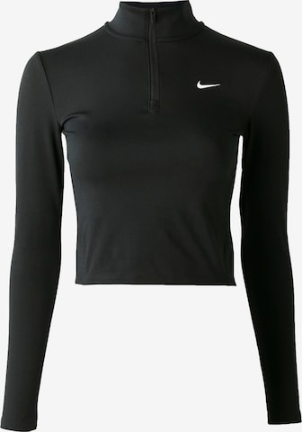 NIKETehnička sportska majica 'ONE' - crna boja: prednji dio