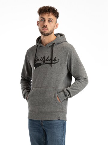 SPITZBUB Sweatshirt 'Kasper' in Grijs: voorkant