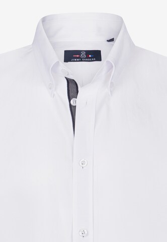 Jimmy Sanders Regular fit Button Up Shirt in White