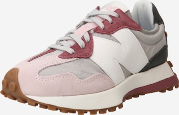 Baskets basses '327' new balance en rose : devant