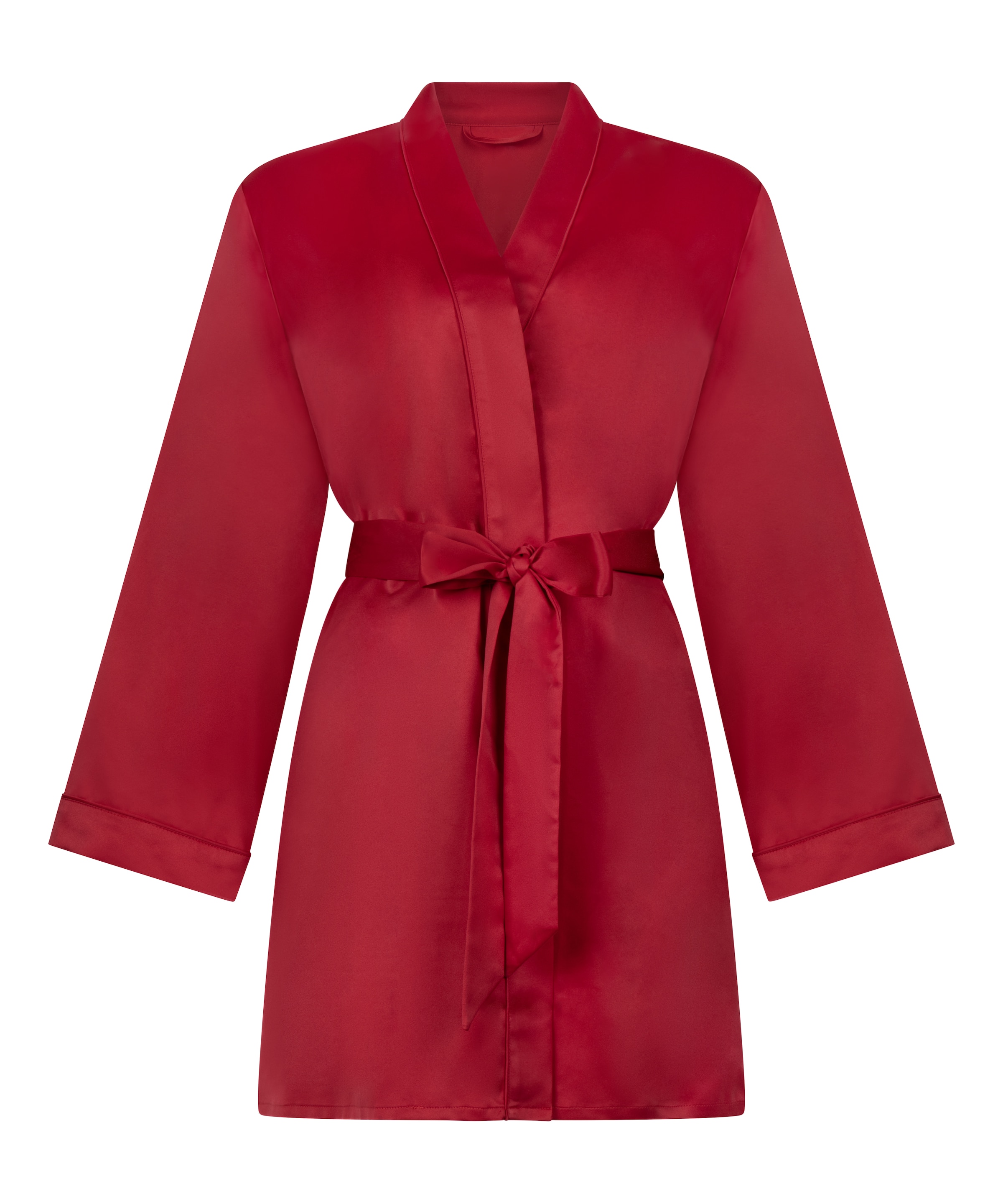Peignoir court Hunkemöller en rouge : devant