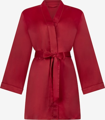 raudona Hunkemöller Trumpas vonios chalatas: priekis