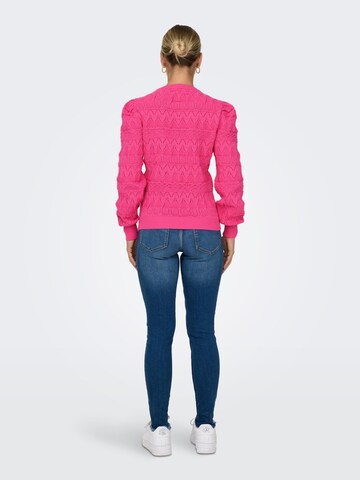ONLY Pullover 'SANDY' in Pink
