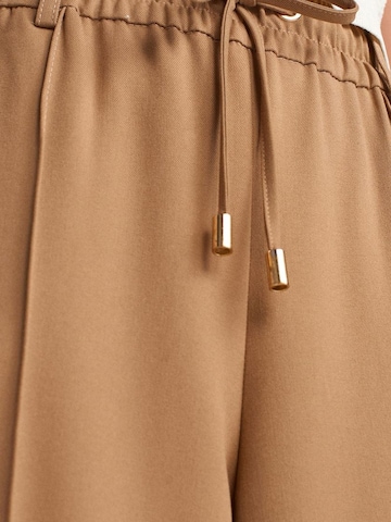 Dilvin Wide leg Pants in Brown