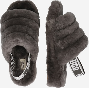 UGG Sisäkengät 'Fluff Yeah Slide' värissä harmaa