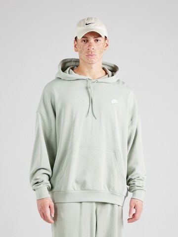 Nike Sportswear Sweatshirt 'CLUB' in Green: front