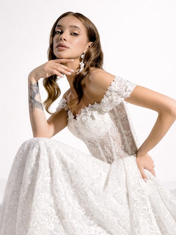 Robe de soirée 'Wedding dress Oliva' Devotion Dresses en beige