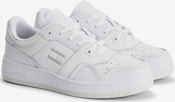 Tommy Jeans - Sapatilhas baixas 'Embossed Cupsole' em branco