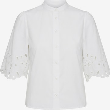 Guido Maria Kretschmer Curvy Блузка 'Marika' в Белый: спереди