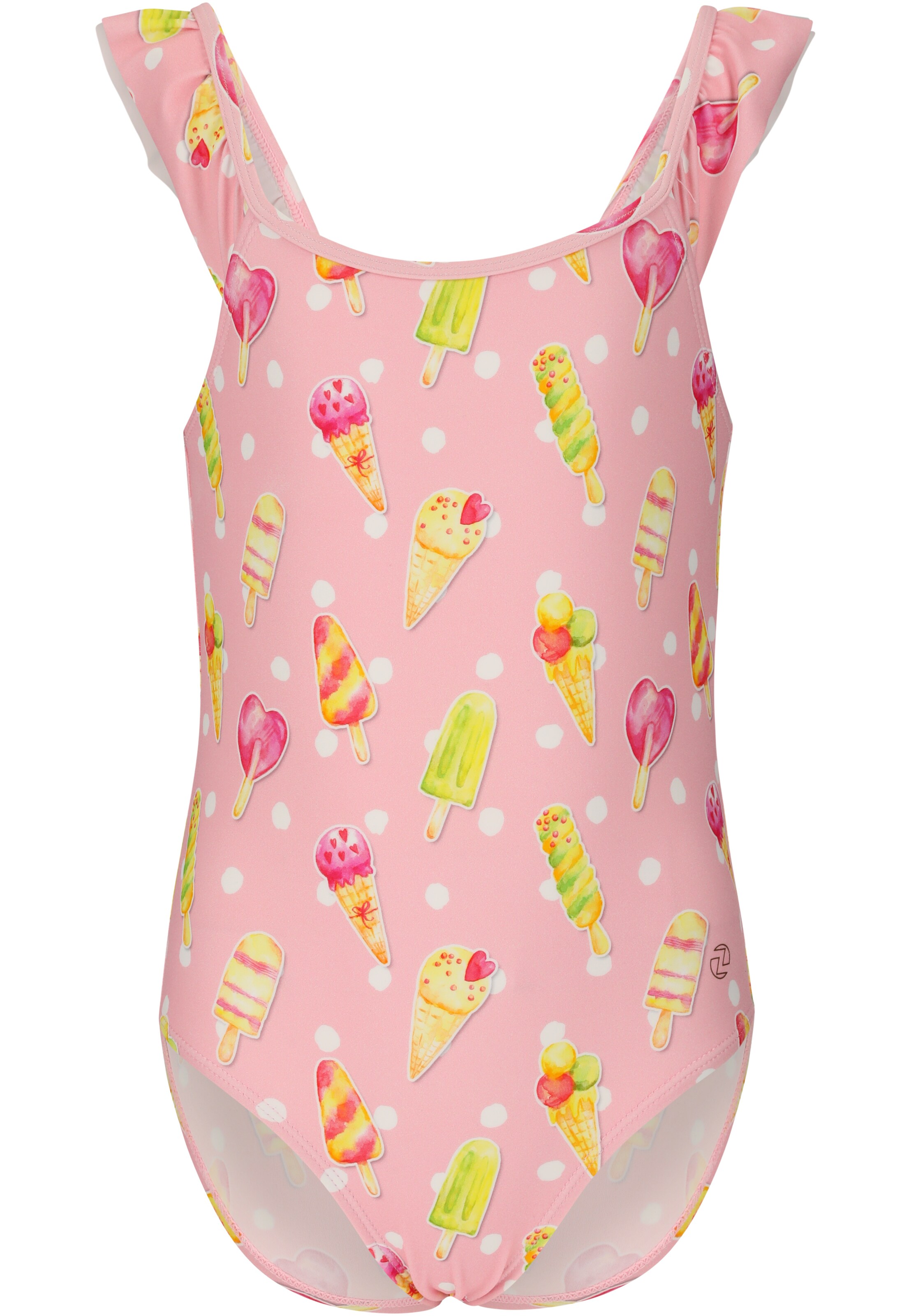 ZigZag Swimsuit 'Carly' in Pink: front