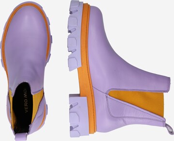 VERO MODA Chelsea Boots 'LISA' in Purple