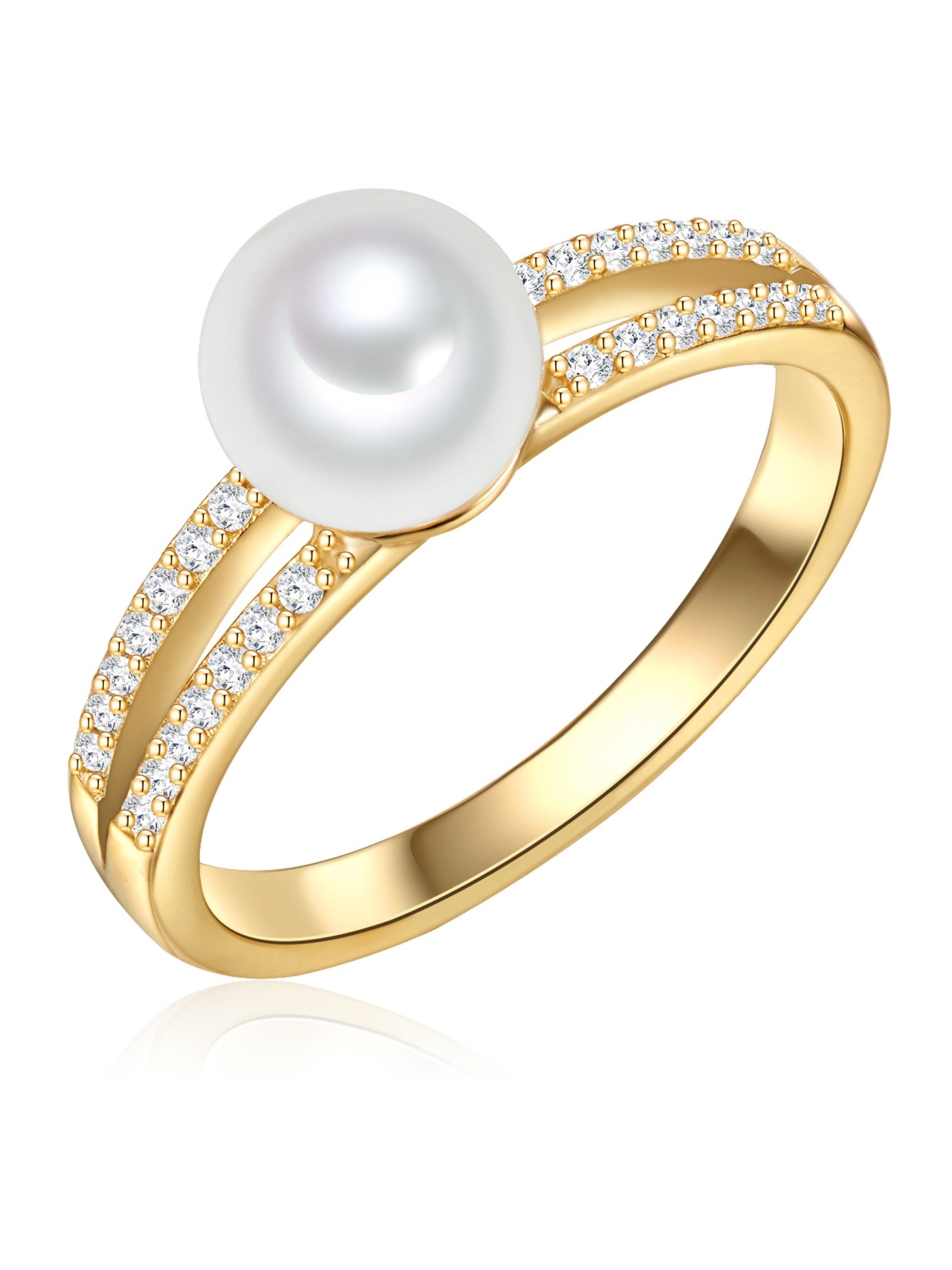 Valero Pearls Ring in Gold: Vorderseite