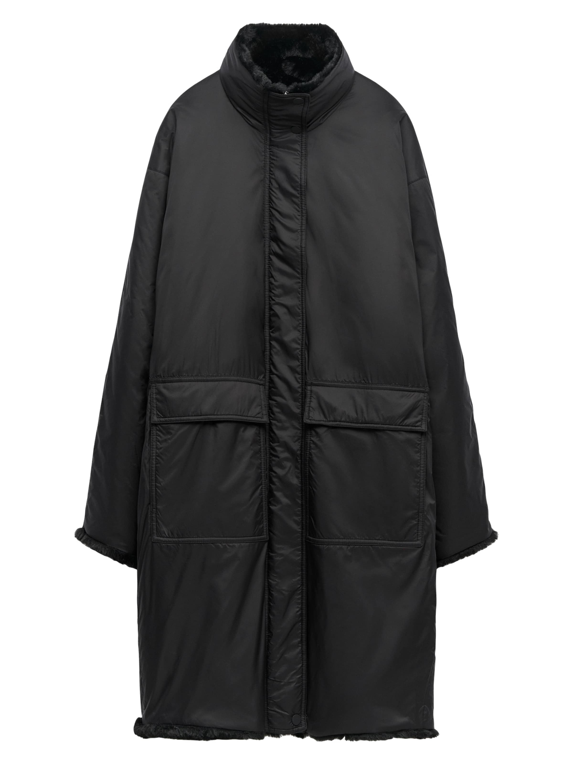 Adolfo Dominguez - Parca de entretiempo en negro: frente