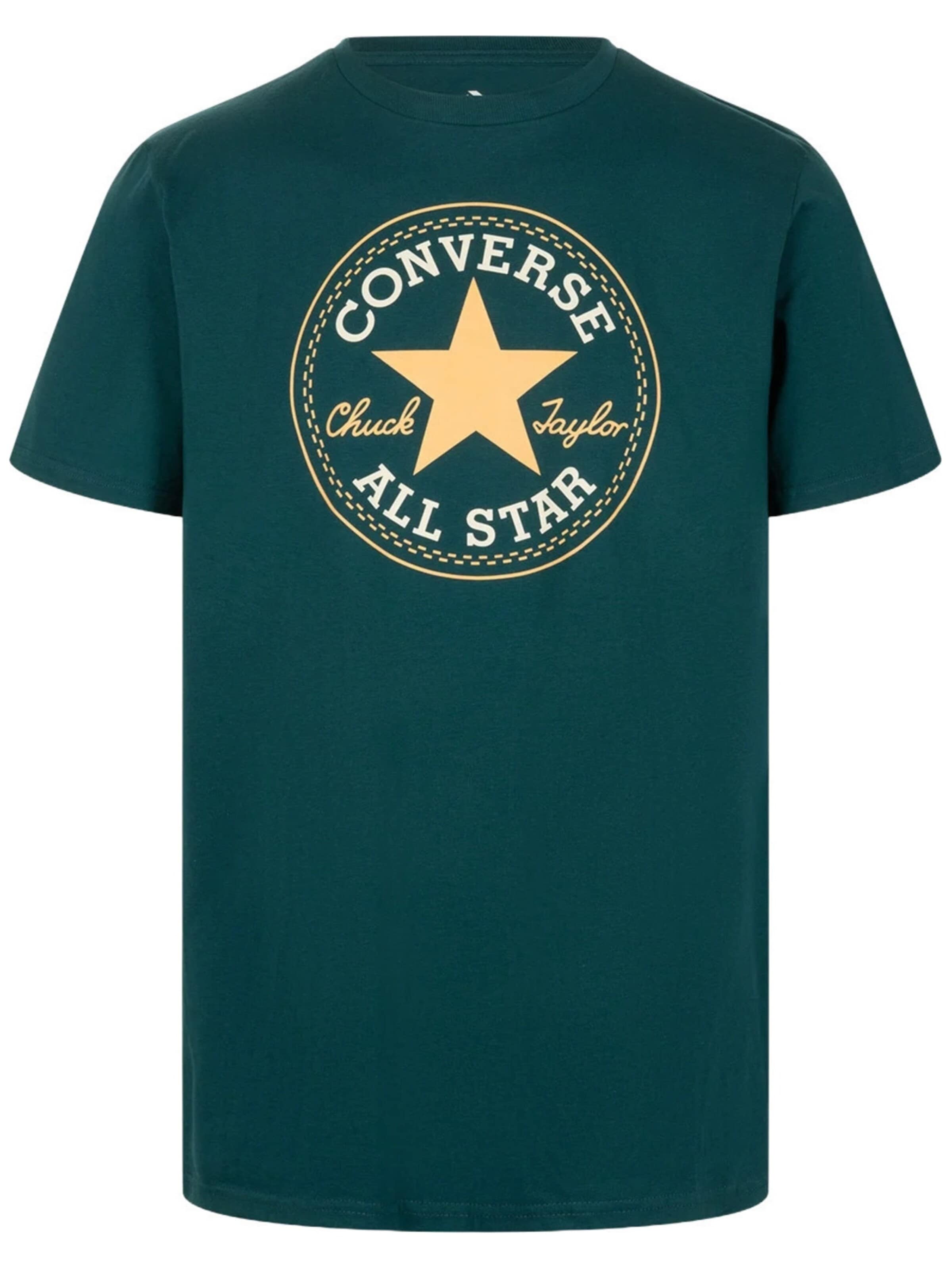 CONVERSE Shirt 'Converse Chuck Patch Core'‌‌‌‌‌‌‌ in Grün: Vorderseite