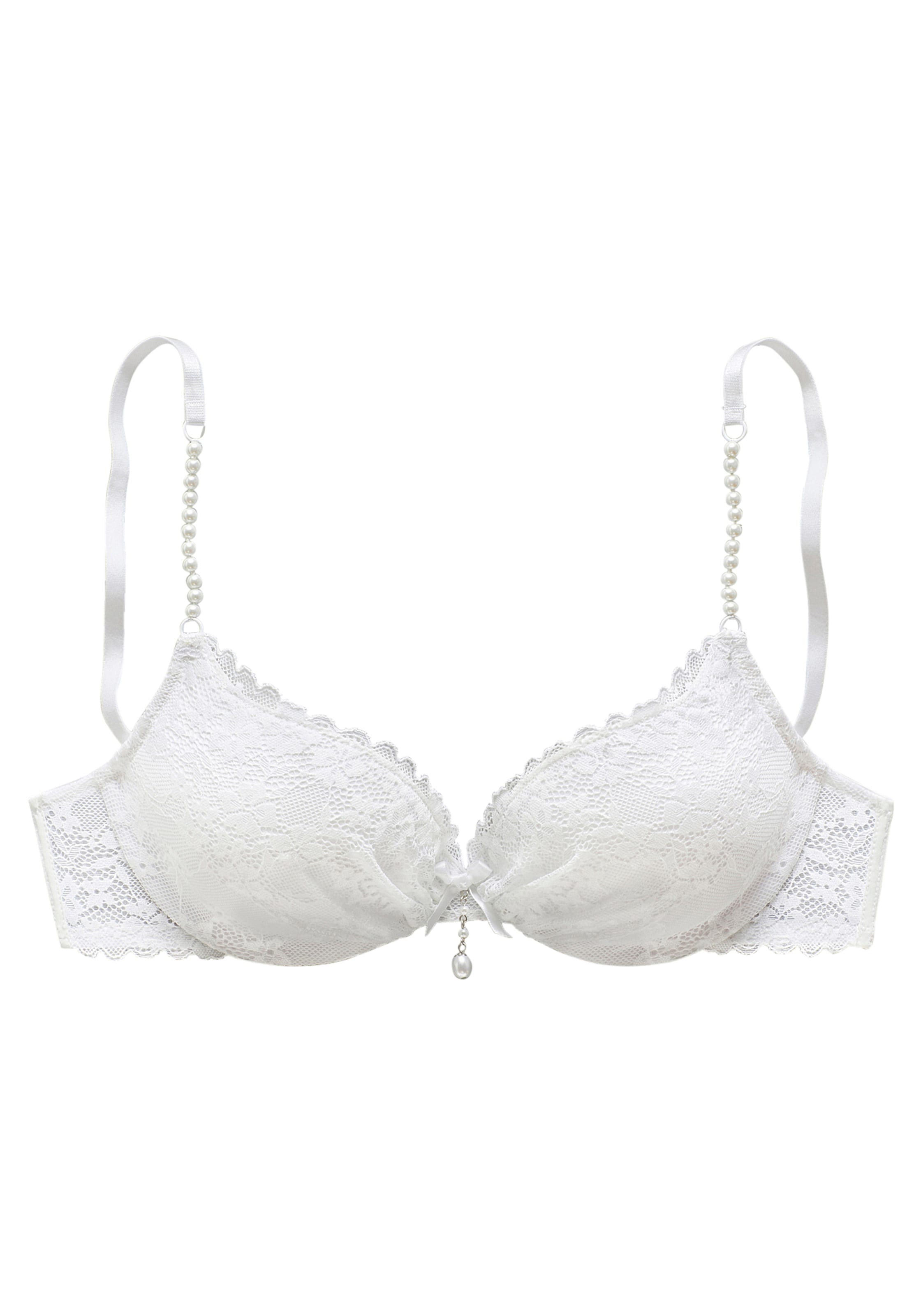 Push-up Reggiseno di LASCANA in bianco: frontale