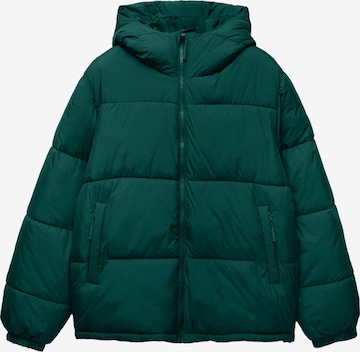 Pull&Bear Overgangsjakke i grøn: forside