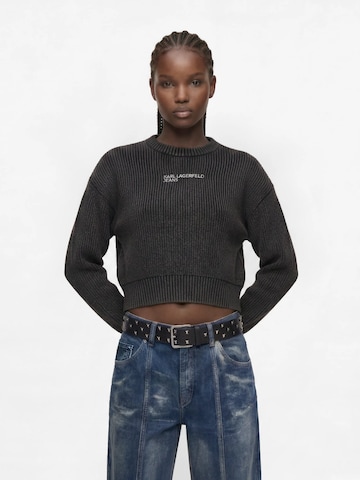 melns KARL LAGERFELD JEANS Džemperis: no priekšpuses
