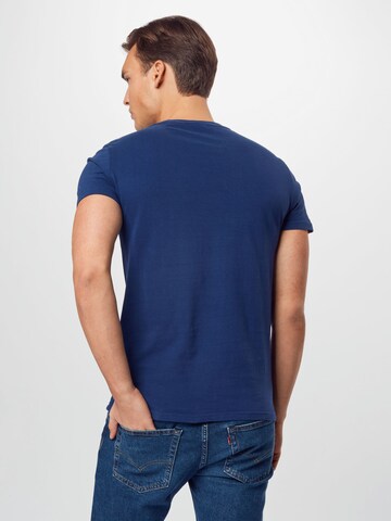 Superdry Tapered T-Shirt in Blau
