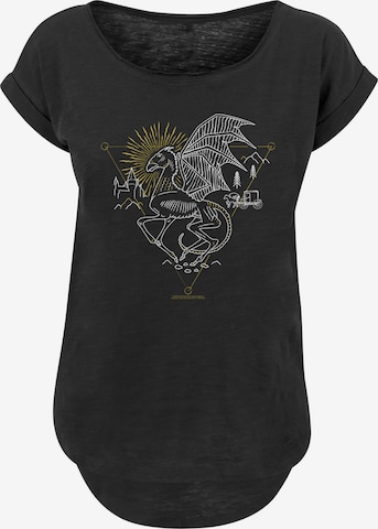 F4NT4STIC Shirt 'Harry Potter Thestral' in Black: front