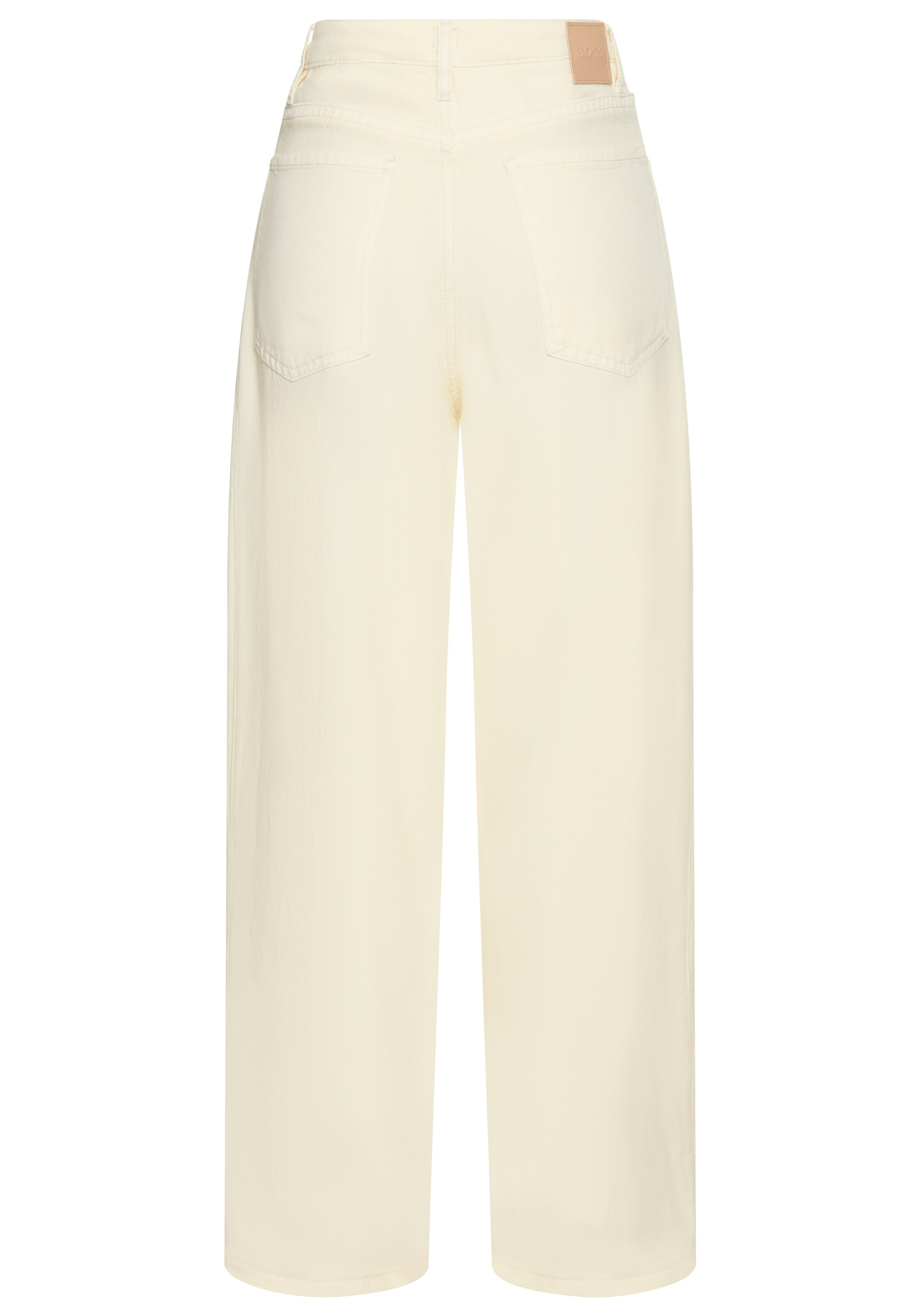BOSS Wide Leg Jeans in Weiß