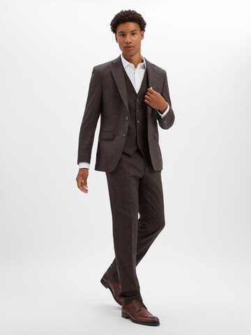 Digel Regular Suit 'Ezzo' in Brown