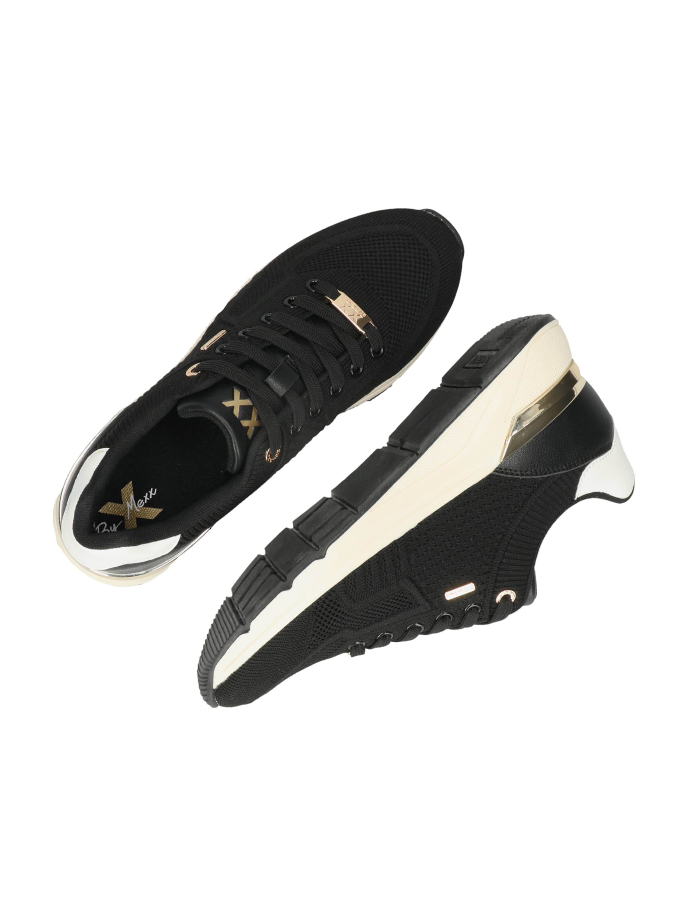 MEXX Trampki niskie w kolorze czarny