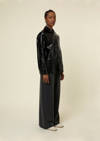 FRNCH PARIS Prehodna jakna 'Liloue' | črna barva