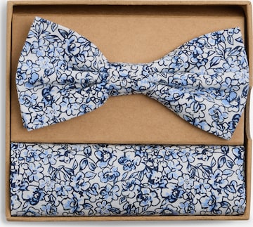 Pochette Finshley & Harding London en bleu : devant