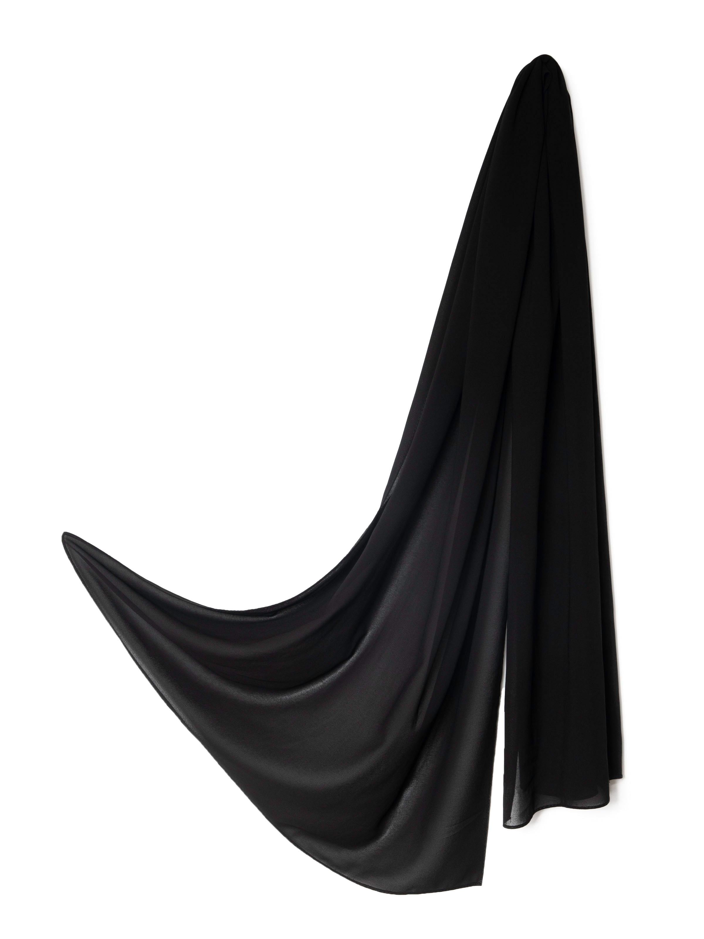 MayTree Schal‌‌‌‌‌‌‌‌‌‌ in Schwarz: Vorderseite