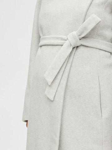 MAMALICIOUS Between-Seasons Coat 'New Roxy' in Grey