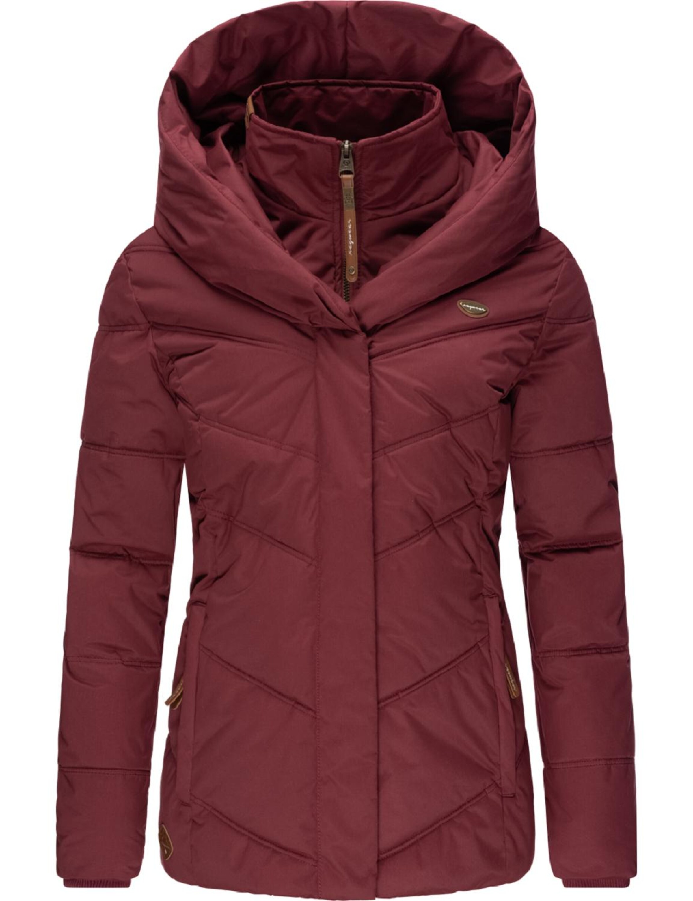 Ragwear Winter jacket 'Natesa' in Red: front