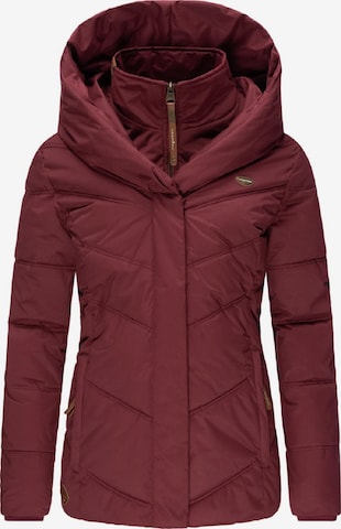 Ragwear Winterjas 'Natesa' in Rood: voorkant