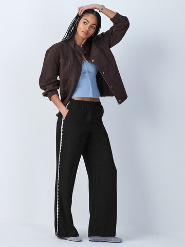 Wide Leg Pantalon Next en noir