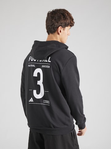 ADIDAS PERFORMANCE Sports sweatshirt in Black: front