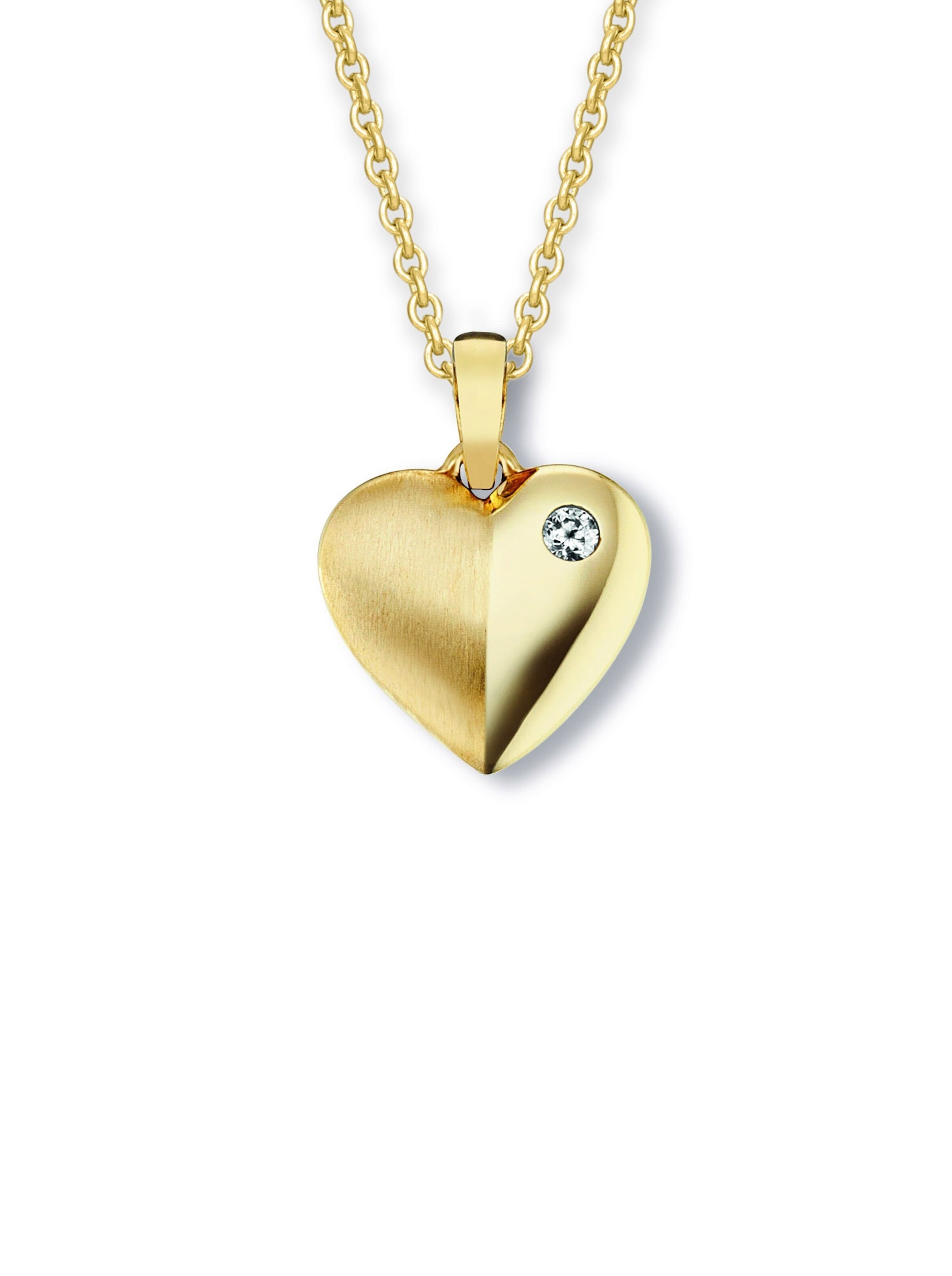 ONE ELEMENT Anhänger 'Herz' in Gold