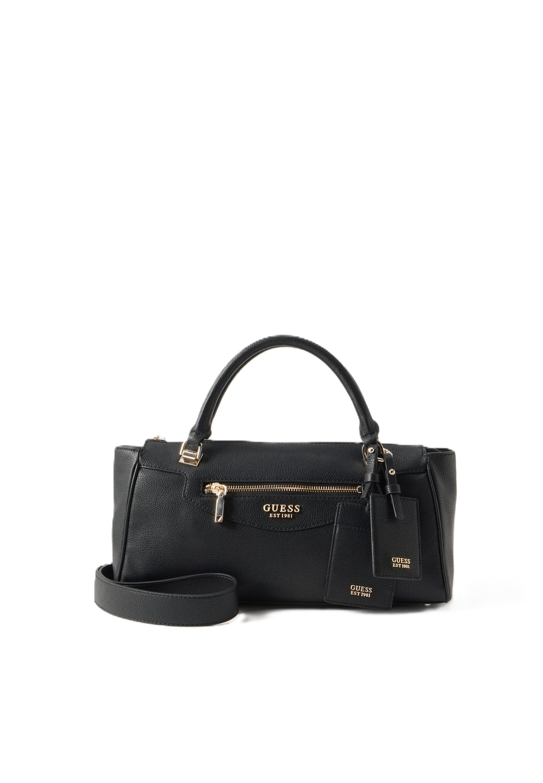 GUESS - Bolso de hombro 'ANTONIA' en negro: frente