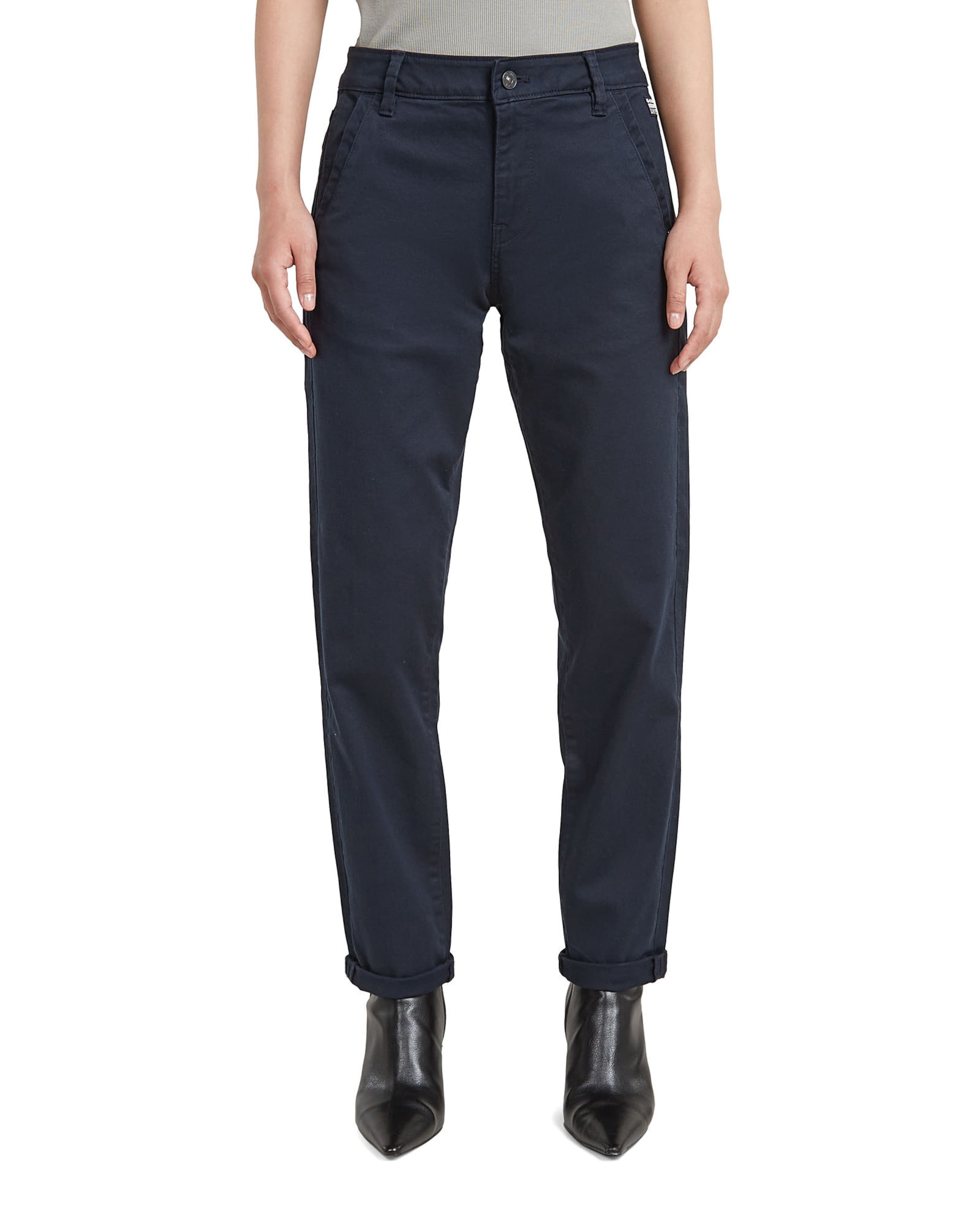 G-STAR Zúžený strih Chino nohavice 'Kate' - Modrá: predná strana