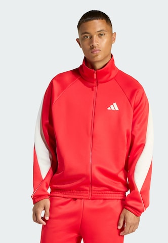 ADIDAS SPORTSWEAR Sportsweatjacke in Rot: Vorderseite