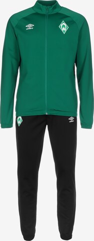 UMBRO Trainingsanzug 'SV Werder Bremen' in Grün: front