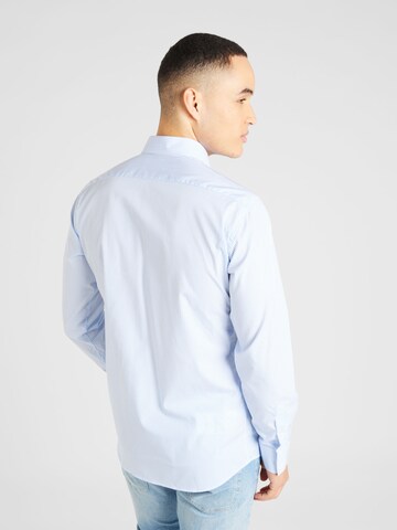 Coupe regular Chemise Karl Lagerfeld en bleu