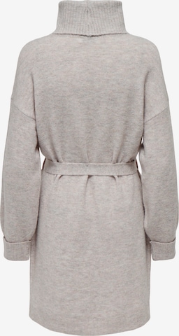 JDY Knitted dress 'Rue' in Grey
