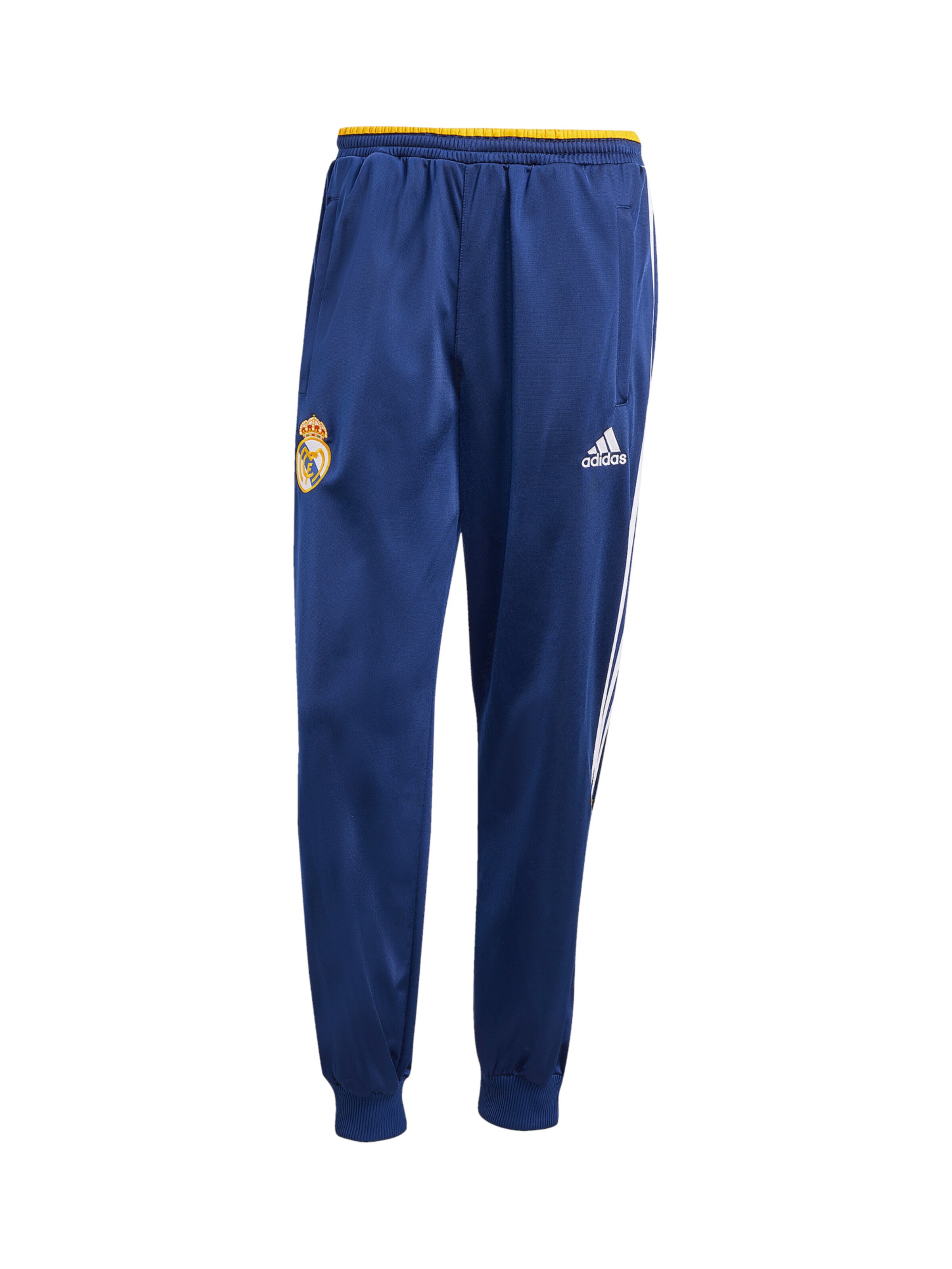 ADIDAS PERFORMANCE Tapered Workout Pants 'Real Madrid 1999' in Blue: front