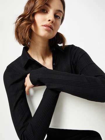 Calvin Klein Jeans Košilové šaty – černá