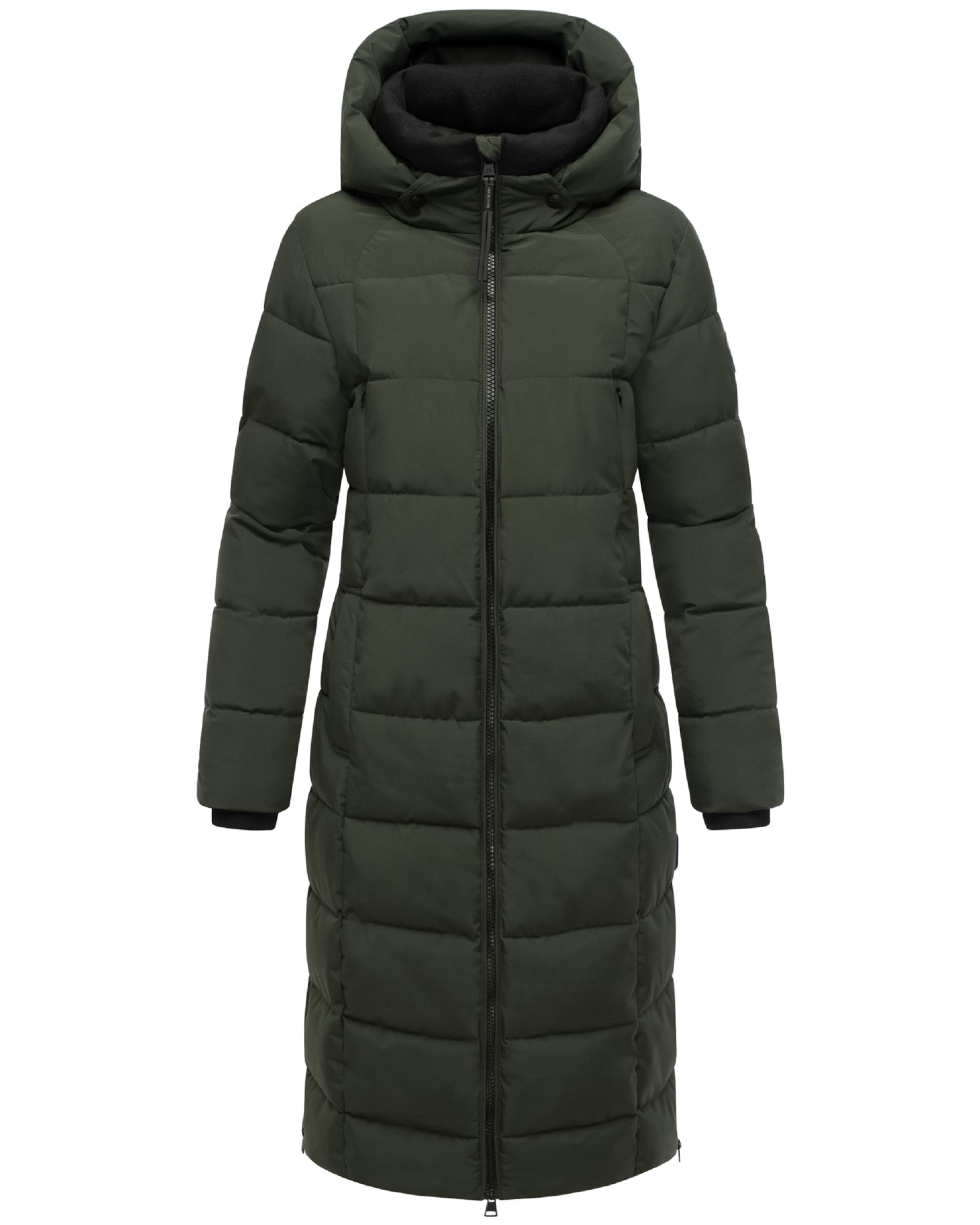 MARIKOO Wintermantel 'Lanitaa XVI' in Groen: voorkant